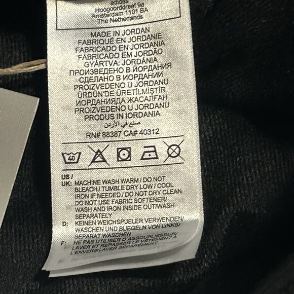 Adidas Women’s Slim Fit Full Length Tapered Leg Track Pants Size Small Black - Picture 8 of 9